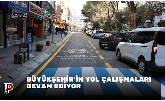 Büyükşehir’in yol çalışmaları devam ediyor