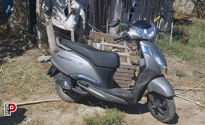 Çaldığı motosiklet ile birlikte yakalandı