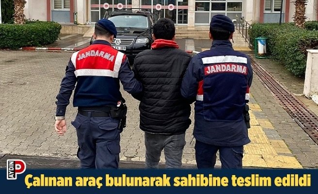 Çalınan araç bulunarak sahibine teslim edildi