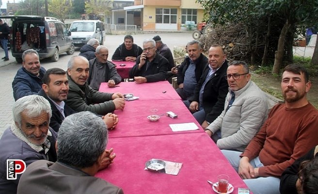 CHP Bozdoğan Belediye Başkan Adayı Özel Kavaklı Mahallesi'nde vatandaşlarla buluştu