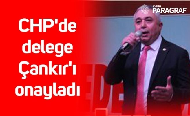 CHP'de delege Çankır'ı onayladı