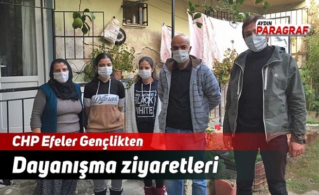 CHP Efeler Gençlikten Dayanışma Ziyaretleri