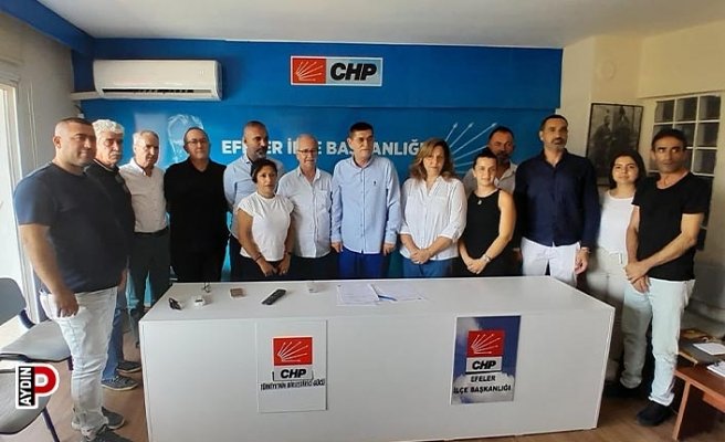 CHP Efeler’de yeni yönetim görev dağılımı yaptı