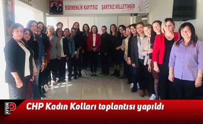 CHP Kadın Kolları toplantısı yapıldı