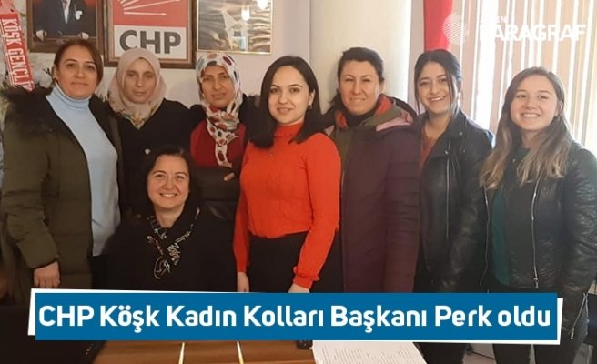 CHP Köşk Kadın Kolları Başkanı Perk oldu