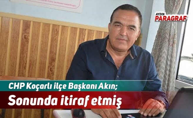 CHP'li Akın; Arıtma engellemesini sonunda itiraf etmiş