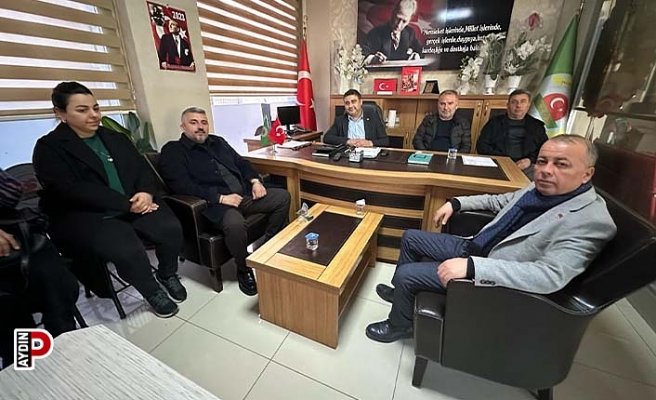 CHP’li Gökmen, İncirliova Ziraat Odası’nı ziyaret etti