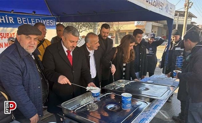 CHP’li Gökmen İncirliova’da vatandaşın kandilini kutladı, deprem şehitlerini andı