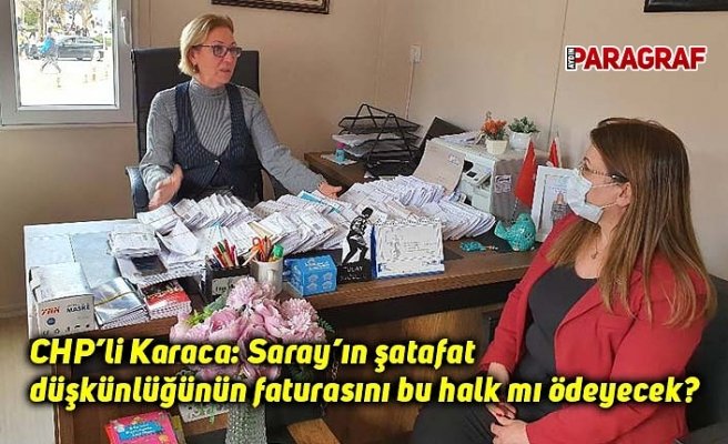 CHP’li Karaca: Saray’ın şatafat düşkünlüğünün faturasını bu halk mı ödeyecek?