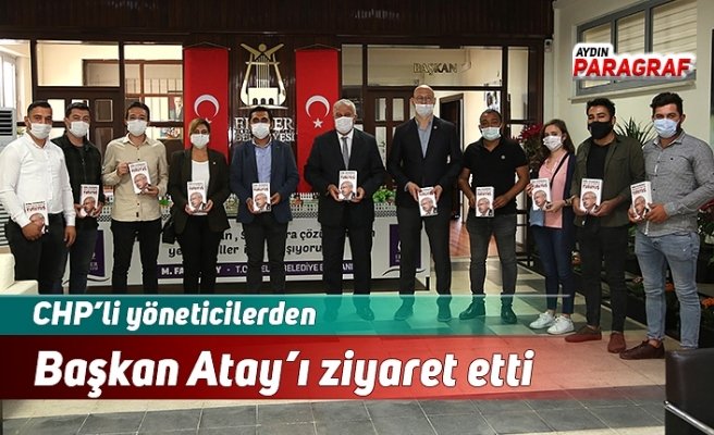 CHP’li yöneticilerden Başkan Atay’ı ziyaret etti