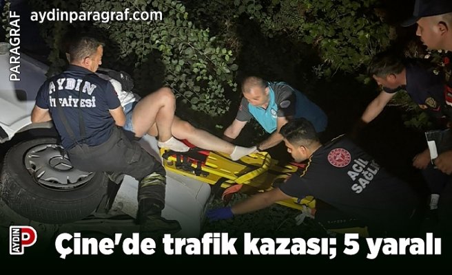 Çine'de trafik kazası; 5 yaralı