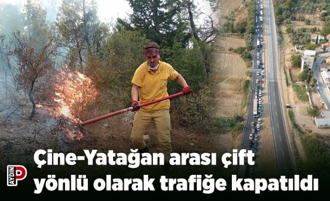 Çine-Yatağan arası çift yönlü olarak trafiğe kapatıldı