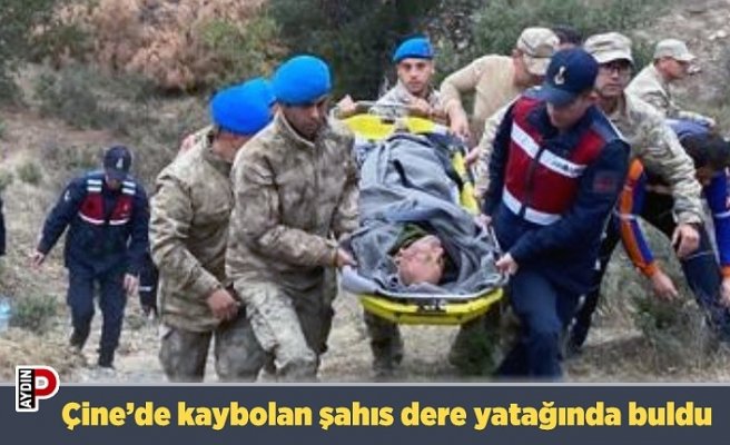 Çine’de kaybolan şahsı dere yatağında buldu