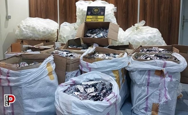 Çuvallar dolusu uyuşturucu nitelikli hap ele geçirildi