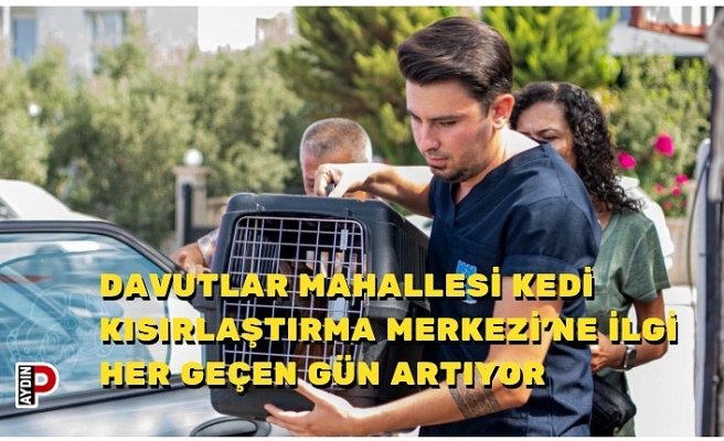 DAVUTLAR MAHALLESİ KEDİ KISIRLAŞTIRMA MERKEZİ’NE İLGİ HER GEÇEN GÜN ARTIYOR