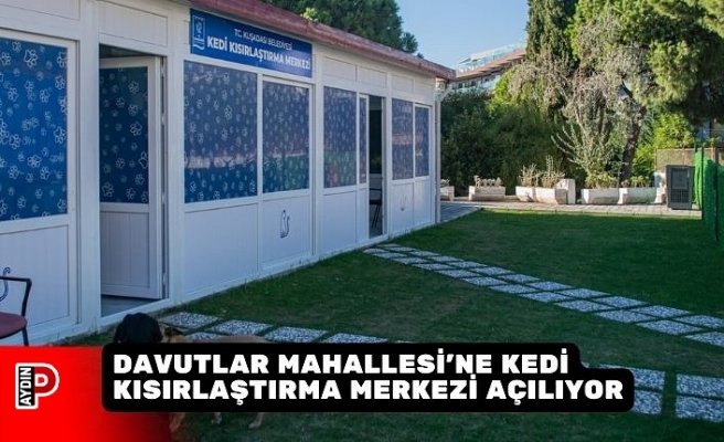 DAVUTLAR MAHALLESİ’NE KEDİ KISIRLAŞTIRMA MERKEZİ AÇILIYOR