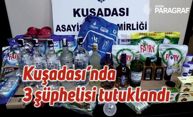 Davutlar ve Güzelçamlı’daki hırsızlık olaylarının 3 şüphelisi tutuklandı