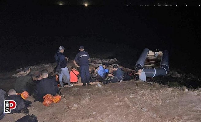 Didim'de 29 düzensiz göçmen yakalandı