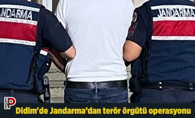 Didim'de Jandarma’dan terör örgütü operasyonu