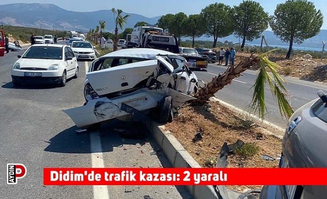 Didim'de trafik kazası: 2 yaralı