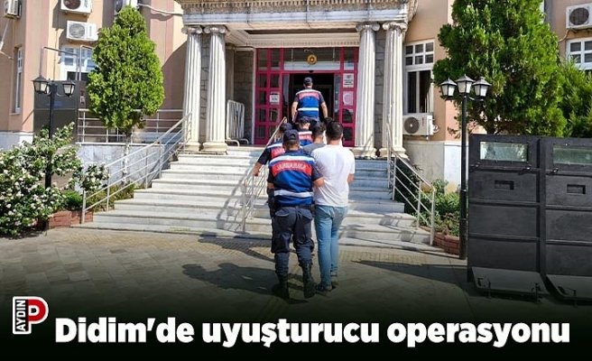 Didim'de uyuşturucu operasyonu