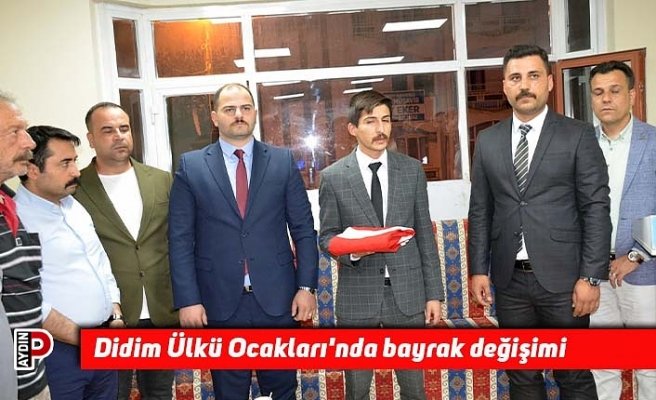 Didim Ülkü Ocakları'nda bayrak değişimi