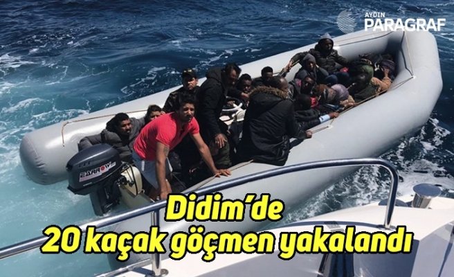 Didim’de 20 kaçak göçmen yakalandı