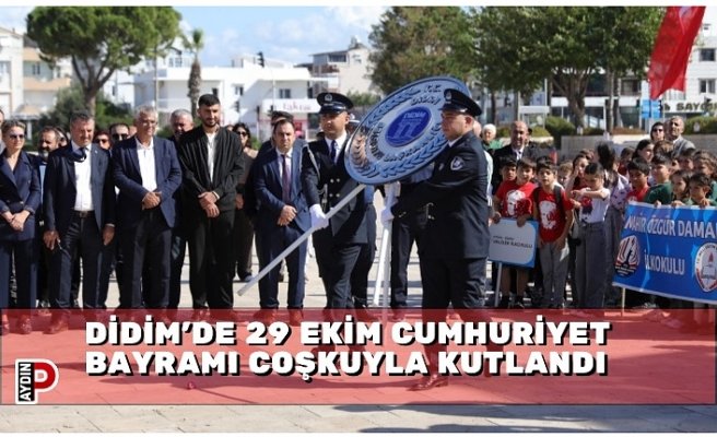 DİDİM’DE 29 EKİM CUMHURİYET BAYRAMI COŞKUYLA KUTLANDI