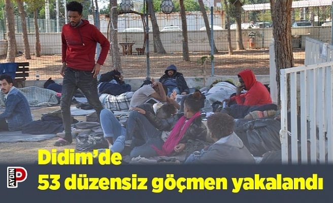Didim’de 53 düzensiz göçmen yakalandı