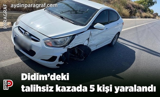 Didim’deki talihsiz kazada 5 kişi yaralandı