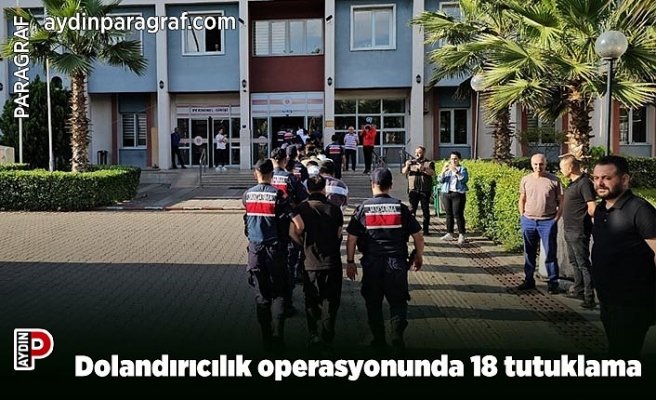 Dolandırıcılık operasyonunda 18 tutuklama