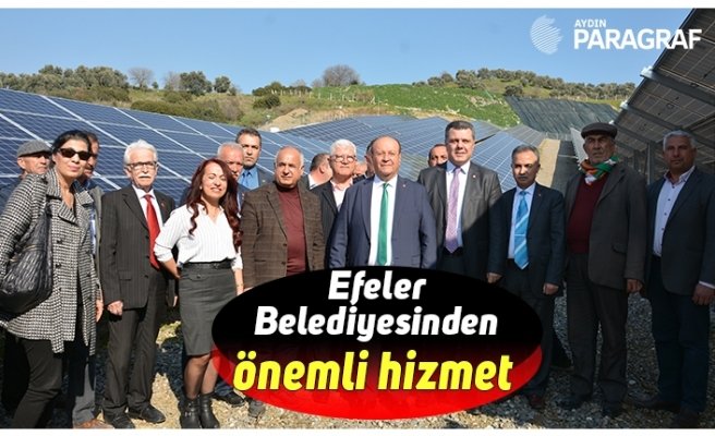 Efeler Belediyesi önemli hizmet