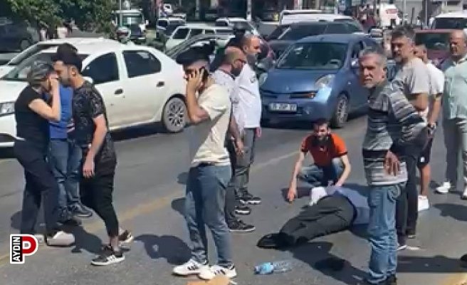 Efeler’de iki otomobil çarpıştı: 3 yaralı