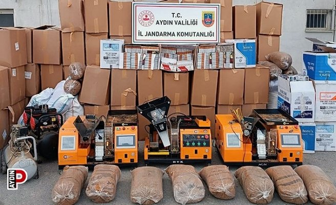 Efeler’de kaçak sigara operasyonu