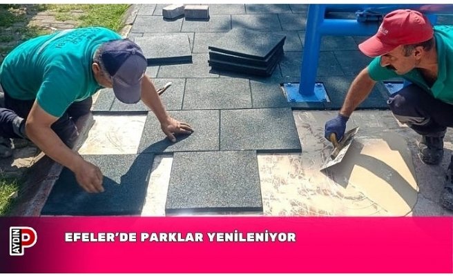 EFELER’DE PARKLAR YENİLENİYOR