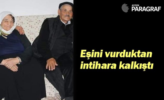 Eşini vurduktan sonra intihara kalkıştı