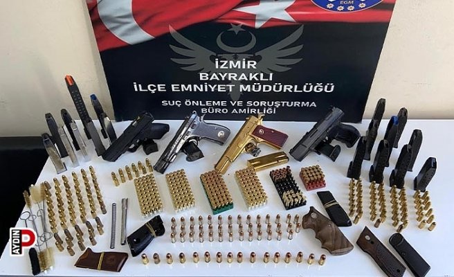 Evden adeta cephanelik çıktı