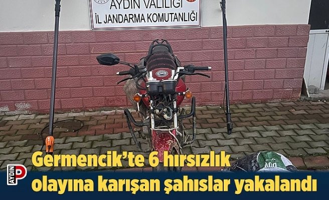 Germencik’te 6 hırsızlık olayına karışan şahıslar yakalandı