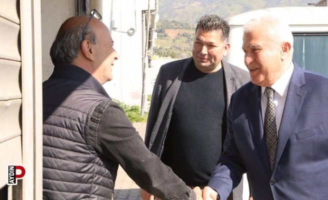 GIDA ÇARŞISI ESNAFINDAN BAŞKAN ATAY’A YOĞUN İLGİ