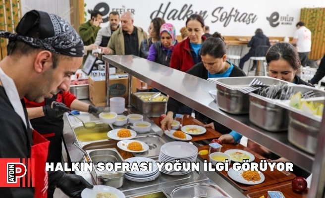 HALKIN SOFRASI YOĞUN İLGİ GÖRÜYOR