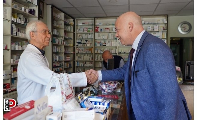 Hasan Dinçer Gençlik Caddesi esnafını ziyaret etti