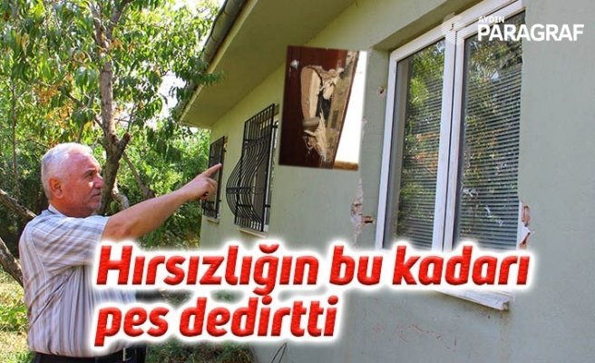Hırsızlığın bu kadarı pes dedirtti