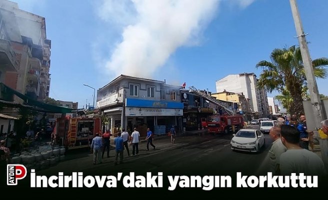 İncirliova'daki yangın korkuttu