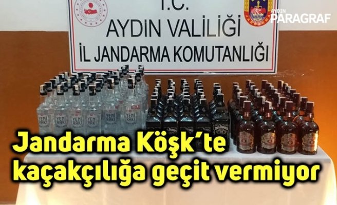 Jandarma Köşk’te kaçakçılığa geçit vermiyor