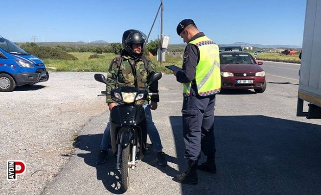 Jandarma kask kullanımının önemine dikkat çekti