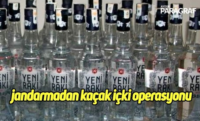 jandarmadan kaçak içki operasyonu