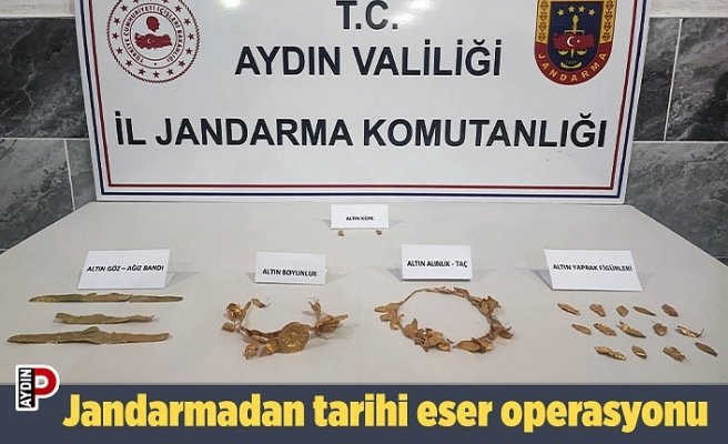 Jandarmadan tarihi eser operasyonu