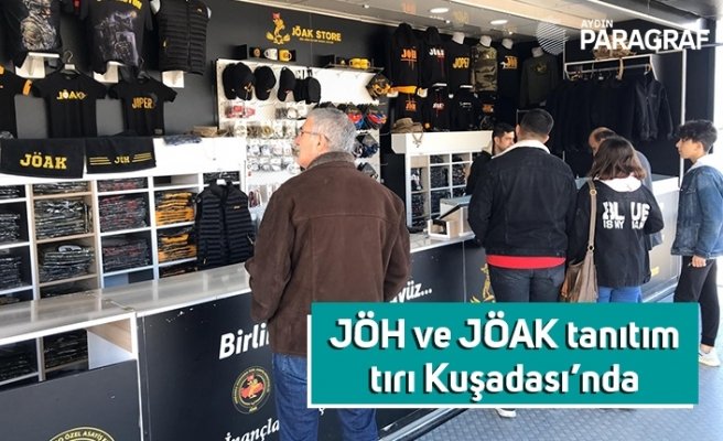 JÖH ve JÖAK tanıtım tırı Kuşadası'nda