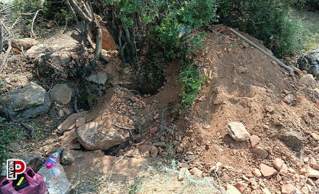 Kaçak kazı yaparken suçüstü yakalandılar