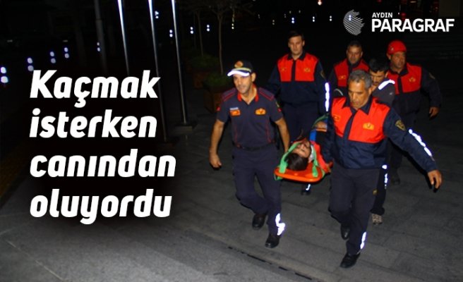 Kaçmak isterken canında oluyordu